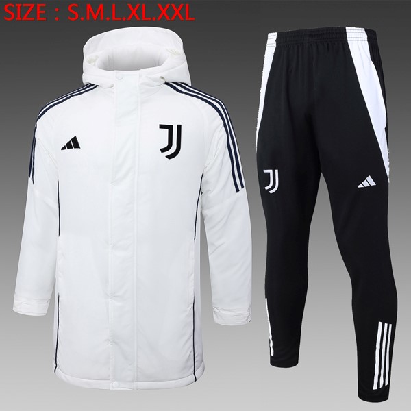 Abrigo Juventus Conjunto Completo 2024-2025 Blanco